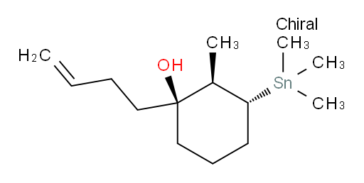 (1S,2R,3R)-1-(but-3-en-1-yl)-2-methyl-3-(trimethylstannyl)cyclohexanol