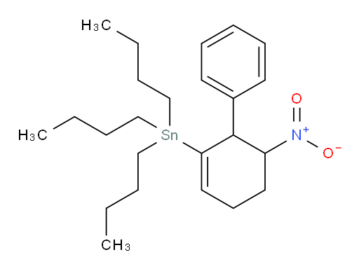 tributyl(6-nitro-1,4,5,6-tetrahydro-[1,1'-biphenyl]-2-yl)stannane