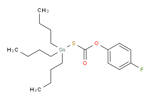 O-(4-fluorophenyl) S-(tributylstannyl) carbonothioate