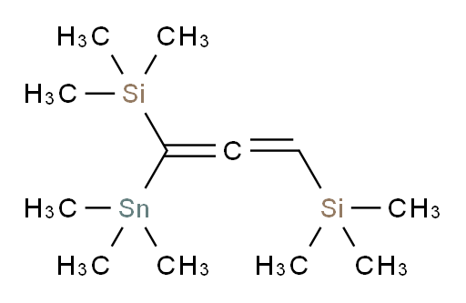 (1-(trimethylstannyl)propa-1,2-diene-1,3-diyl)bis(trimethylsilane)
