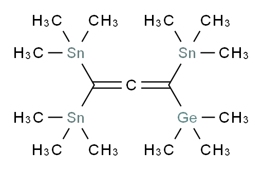 trimethyl(1,3,3-tris(trimethylstannyl)propa-1,2-dien-1-yl)germane