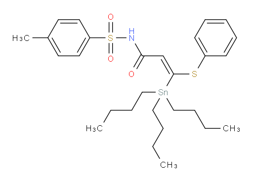 (Z)-3-(phenylthio)-N-tosyl-3-(tributylstannyl)acrylamide