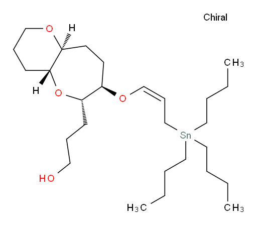 3-((4aR,6S,7R,9aS)-7-(((Z)-3-(tributylstannyl)prop-1-en-1-yl)oxy)octahydro-2H-pyrano[3,2-b]oxepin-6-yl)propan-1-ol