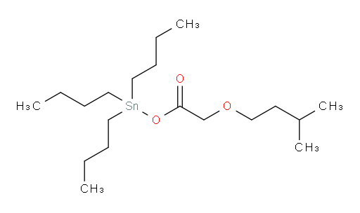 tributylstannyl 2-(isopentyloxy)acetate