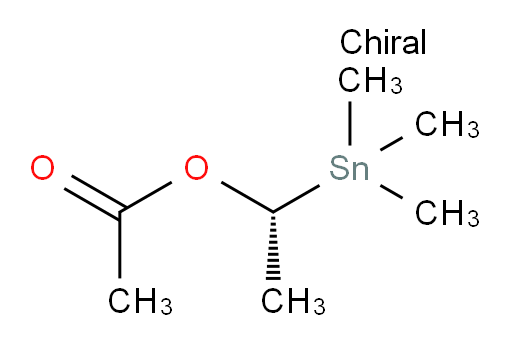(R)-1-(trimethylstannyl)ethyl acetate