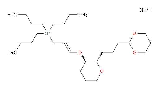 ((E)-3-(((2S,3R)-2-(3-(1,3-dioxan-2-yl)propyl)tetrahydro-2H-pyran-3-yl)oxy)allyl)tributylstannane