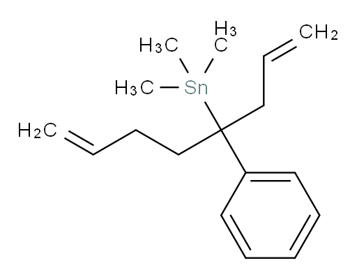 trimethyl(4-phenylocta-1,7-dien-4-yl)stannane