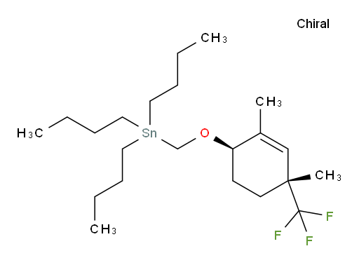 三丁基((((1R,4R)-2,4-二甲基-4-(三氟甲基)环己-2-烯-1-氧基))甲基)锡烷