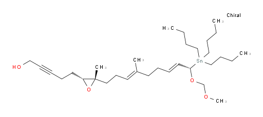 5-((2R,3S)-3-((S,3E,7E)-9-(methoxymethoxy)-4-methyl-9-(tributylstannyl)nona-3,7-dien-1-yl)-3-methyloxiran-2-yl)pent-2-yn-1-ol