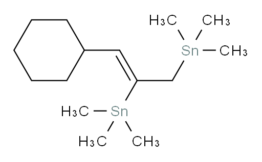 (Z)-(3-cyclohexylprop-2-ene-1,2-diyl)bis(trimethylstannane)