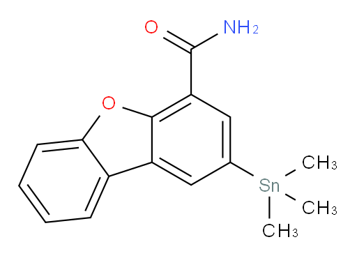 2-(trimethylstannyl)dibenzo[b,d]furan-4-carboxamide