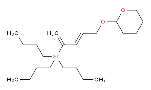 (E)-tributyl(5-((tetrahydro-2H-pyran-2-yl)oxy)penta-1,3-dien-2-yl)stannane