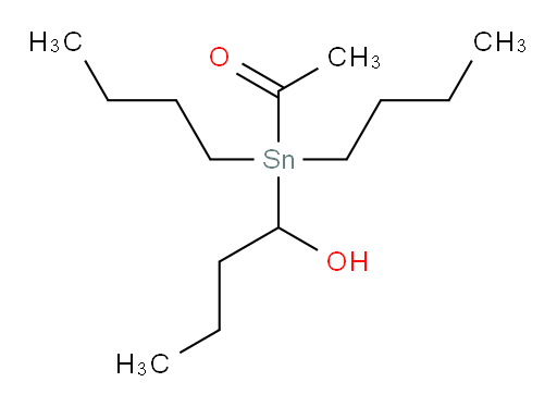1-(二丁基(1-羟基丁基)锡基)乙酮