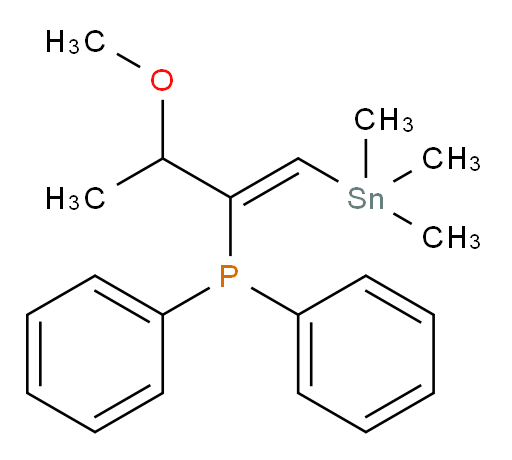 (Z)-(3-甲氧基-1-(三甲基锡基)丁-1-烯-2-基)二苯基膦