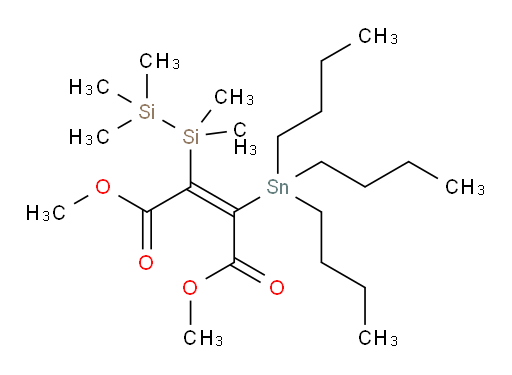 dimethyl 2-(1,1,2,2,2-pentamethyldisilyl)-3-(tributylstannyl)maleate
