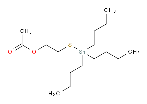 2-((tributylstannyl)thio)ethyl acetate