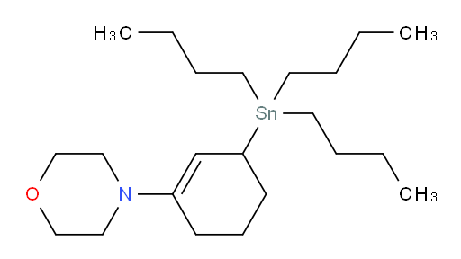 4-(3-(三丁基锡基)环己-1-烯-1-基)吗啉