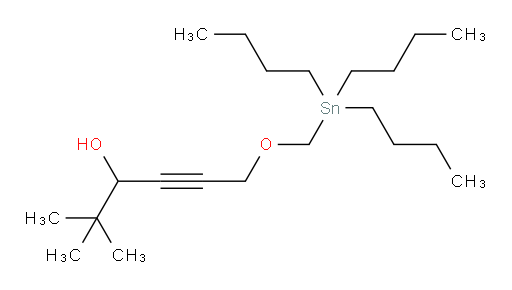 2,2-dimethyl-6-((tributylstannyl)methoxy)hex-4-yn-3-ol