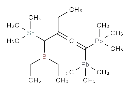 (1-(二乙基boryl)-2-乙基-4,4-双(三甲基铅基)丁-2,3-二烯-1-基)三甲基锡烷