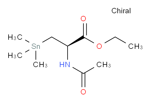 (R)-ethyl 2-acetamido-3-(trimethylstannyl)propanoate