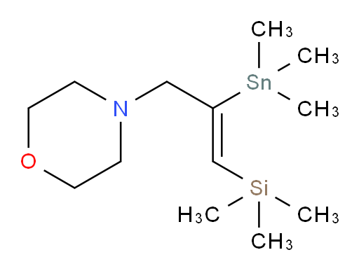 (Z)-4-(3-(trimethylsilyl)-2-(trimethylstannyl)allyl)morpholine