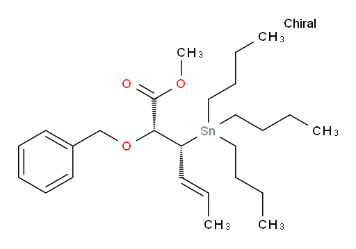 (2R,3R,E)-甲基 2-(苄氧基)-3-(三丁基锡基)己-4-烯酸酯