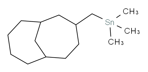 (bicyclo[4.4.1]undecan-3-ylmethyl)trimethylstannane