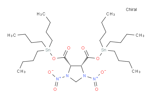 (4R,5S)-bis(tributylstannyl) 1,3-dinitroimidazolidine-4,5-dicarboxylate