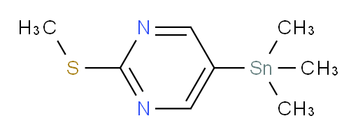 2-(methylthio)-5-(trimethylstannyl)pyrimidine