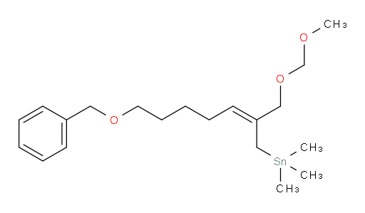 (Z)-(7-(benzyloxy)-2-((methoxymethoxy)methyl)hept-2-en-1-yl)trimethylstannane