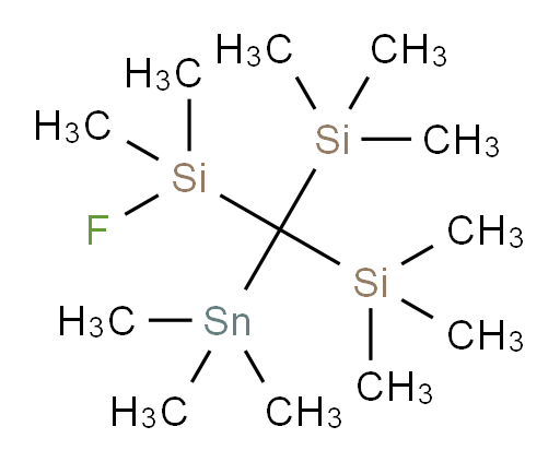 ((fluorodimethylsilyl)(trimethylstannyl)methylene)bis(trimethylsilane)
