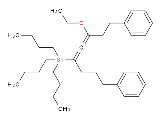 三丁基(6-乙氧基-1,8-二苯基辛-4,5-二烯-4-基)锡烷