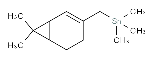 ((7,7-dimethylbicyclo[4.1.0]hept-2-en-3-yl)methyl)trimethylstannane