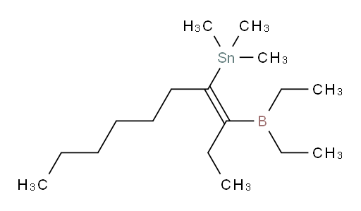 (E)-(3-(diethylboryl)dec-3-en-4-yl)trimethylstannane