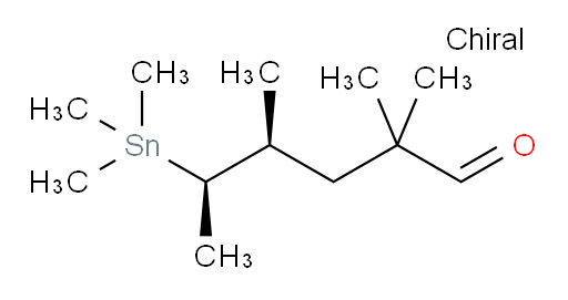 (4S,5R)-2,2,4-trimethyl-5-(trimethylstannyl)hexanal