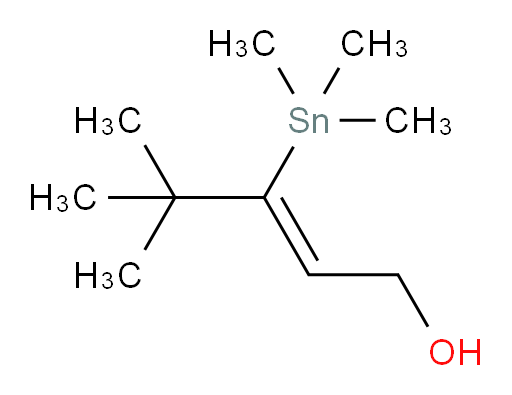 (Z)-4,4-dimethyl-3-(trimethylstannyl)pent-2-en-1-ol