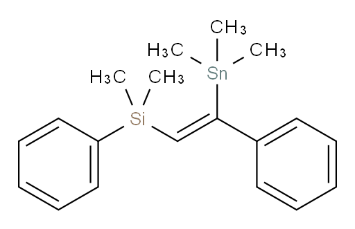 (Z)-dimethyl(phenyl)(2-phenyl-2-(trimethylstannyl)vinyl)silane