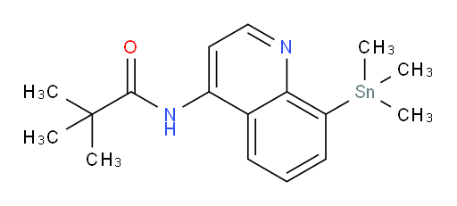 N-(8-(trimethylstannyl)quinolin-4-yl)pivalamide
