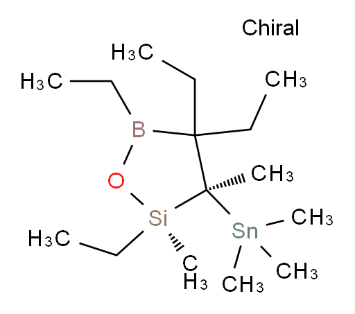 (2R,3R)-2,4,4,5-tetraethyl-2,3-dimethyl-3-(trimethylstannyl)-1,2,5-oxasilaborolane