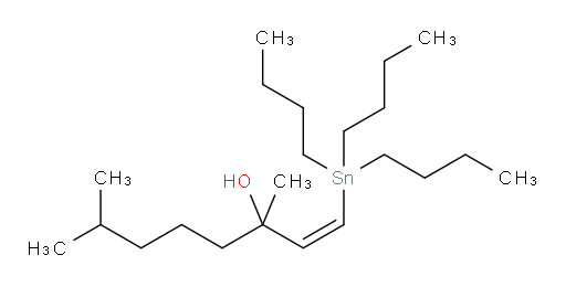 (Z)-3,7-dimethyl-1-(tributylstannyl)oct-1-en-3-ol