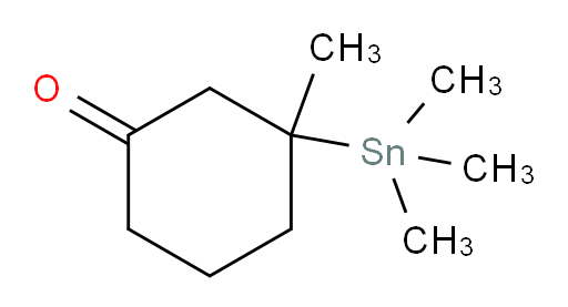 3-methyl-3-(trimethylstannyl)cyclohexanone