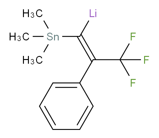 (E)-(3,3,3-trifluoro-2-phenyl-1-(trimethylstannyl)prop-1-en-1-yl)lithium