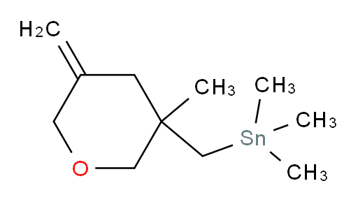 trimethyl((3-methyl-5-methylenetetrahydro-2H-pyran-3-yl)methyl)stannane