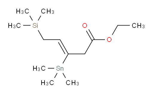 (Z)-乙基 5-(三甲基硅基)-3-(三甲基锡基)戊-3-烯酸酯
