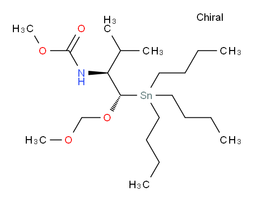methyl ((1S,2S)-1-(methoxymethoxy)-3-methyl-1-(tributylstannyl)butan-2-yl)carbamate