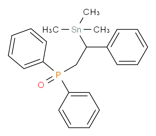 二苯基(2-苯基-2-(三甲基锡基)乙基)膦 氧化物