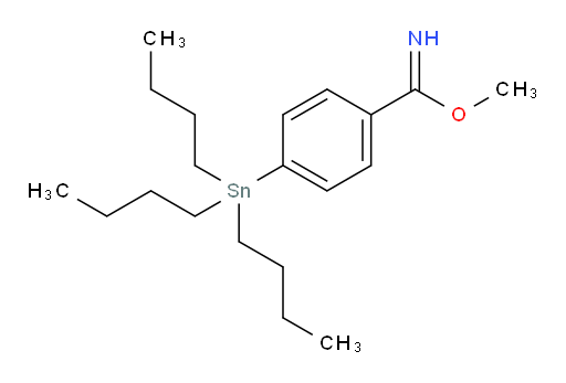 methyl 4-(tributylstannyl)benzimidate