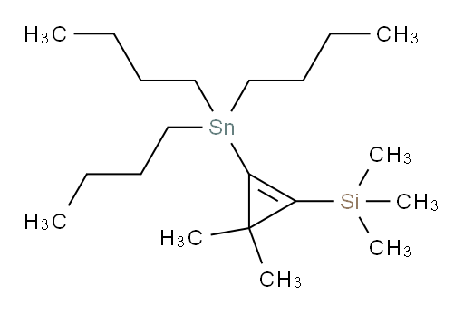 (3,3-dimethyl-2-(tributylstannyl)cycloprop-1-en-1-yl)trimethylsilane
