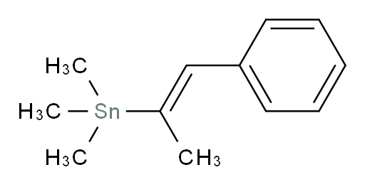(E)-trimethyl(1-phenylprop-1-en-2-yl)stannane