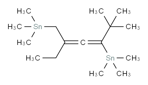 (2-ethyl-5,5-dimethylhexa-2,3-diene-1,4-diyl)bis(trimethylstannane)